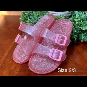 Cat & Jack Girls Jelly Sandals Size 2/3